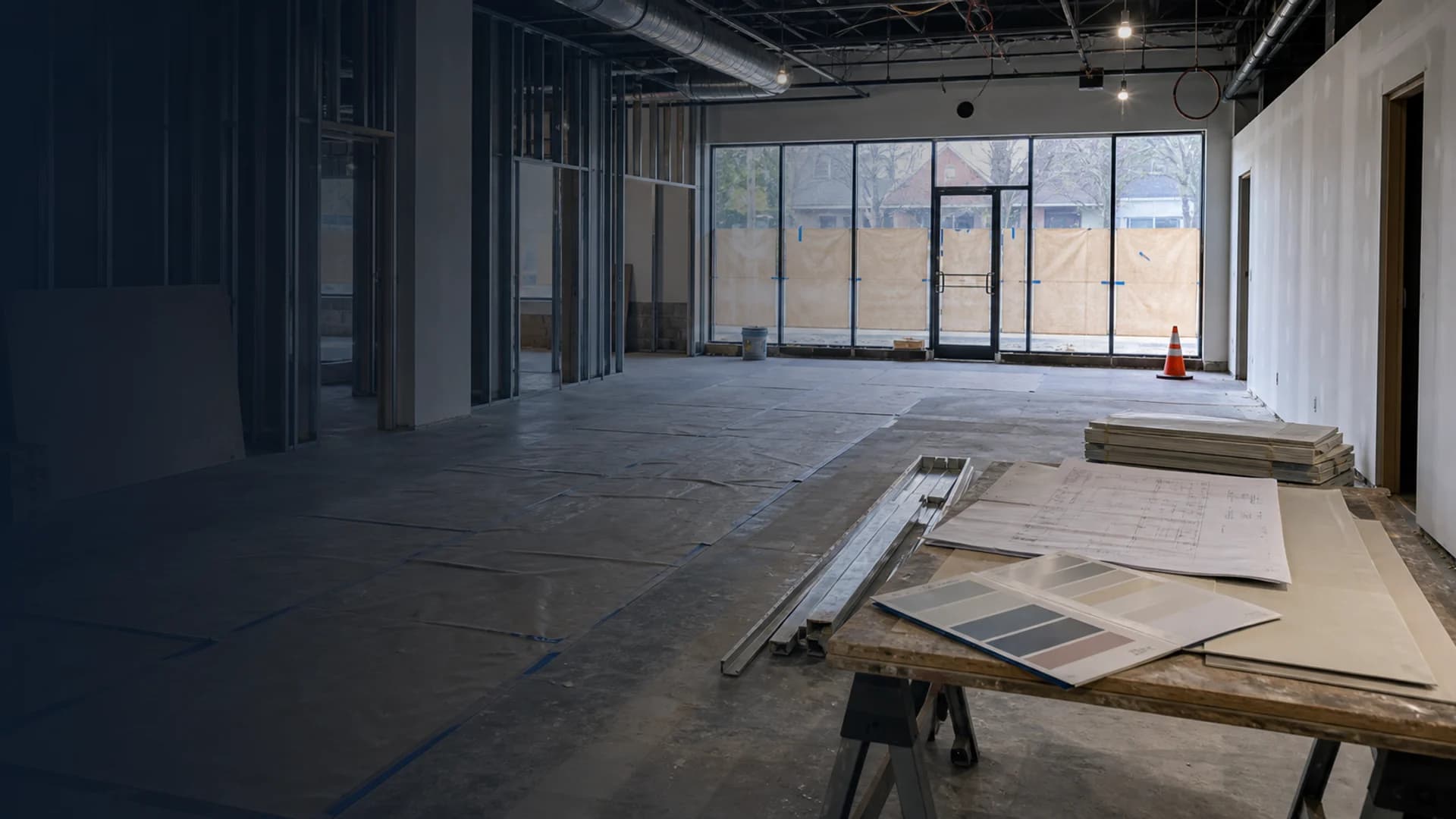 Commercial tenant improvement workspace