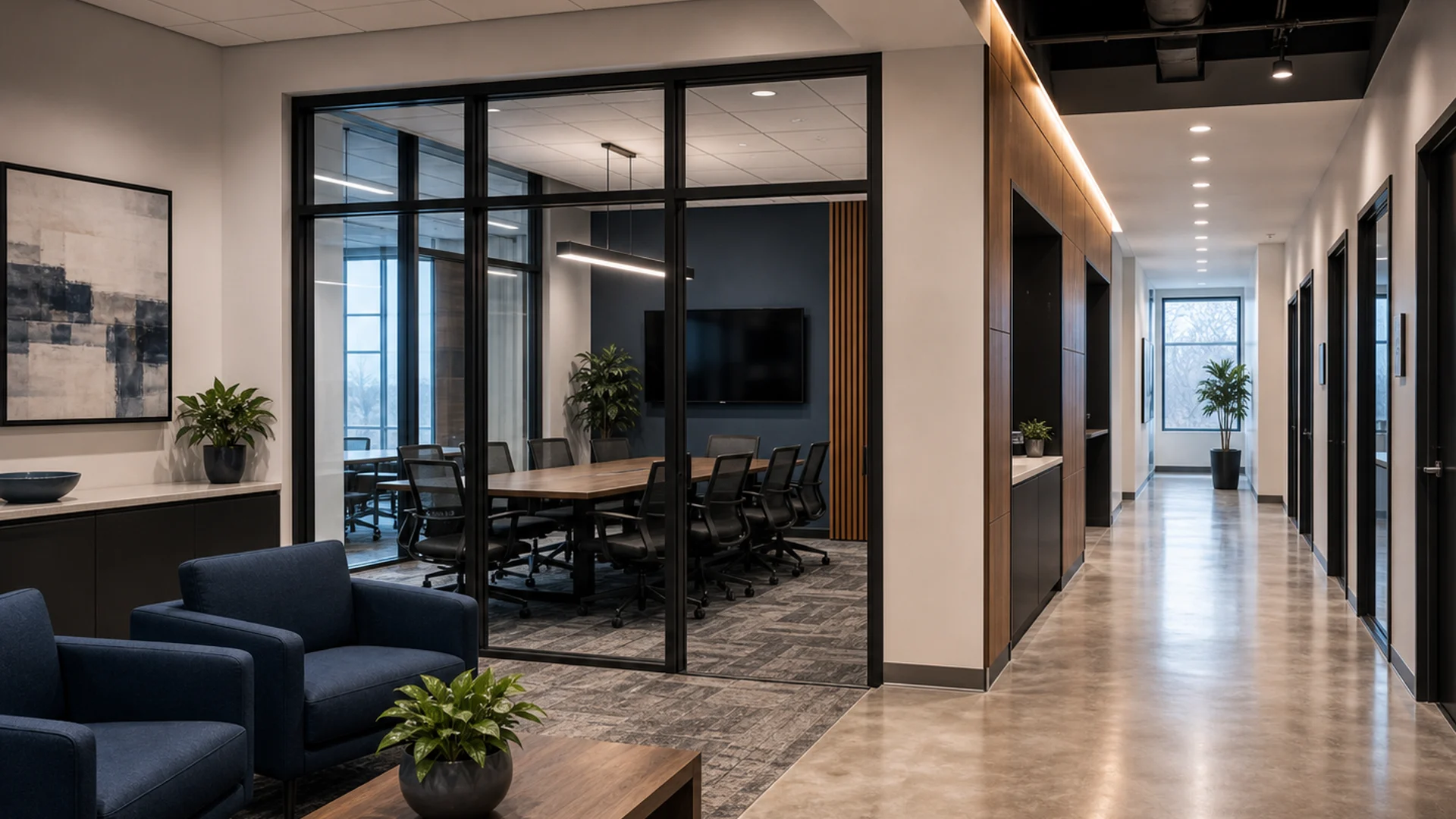 Corporate office construction project