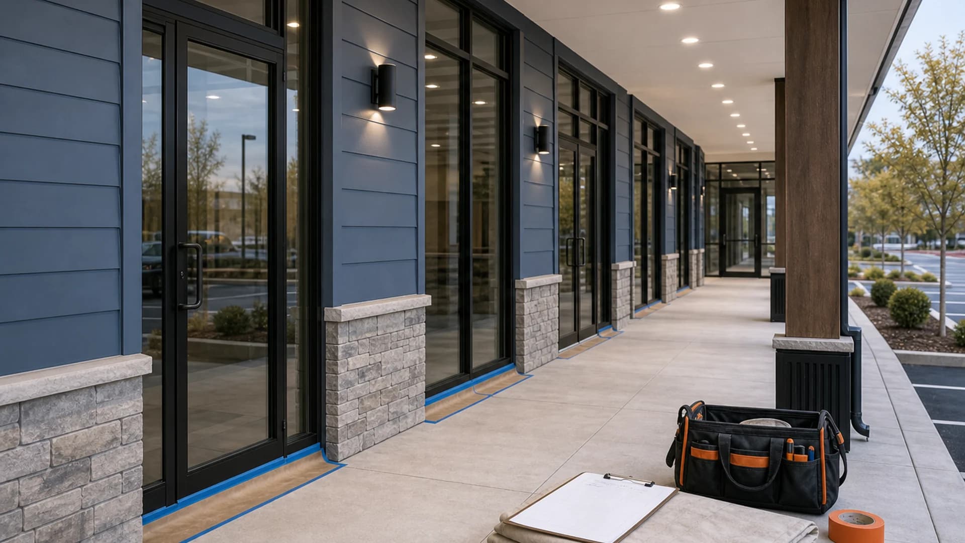 Commercial property management construction support