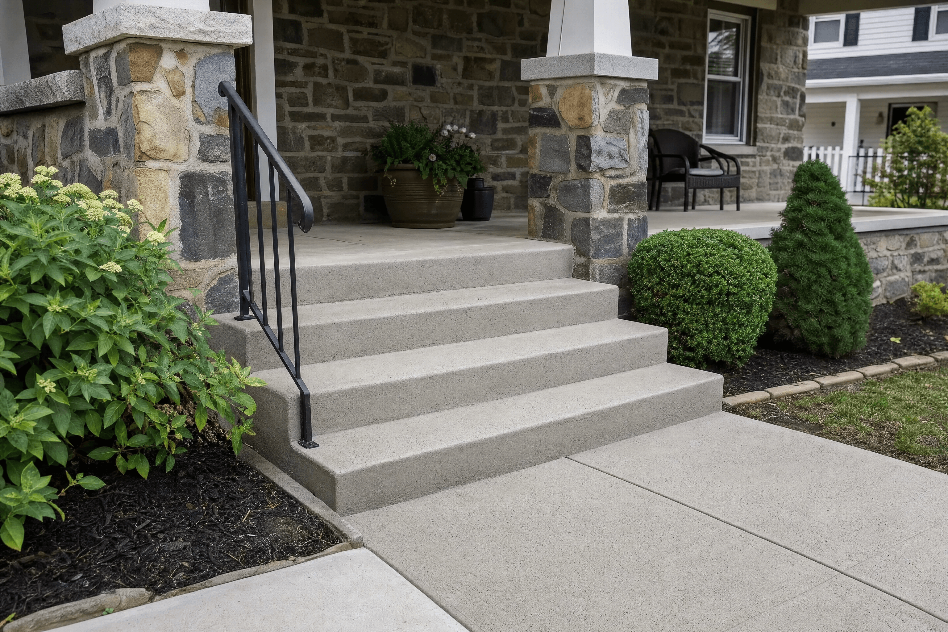 Concrete restoration work