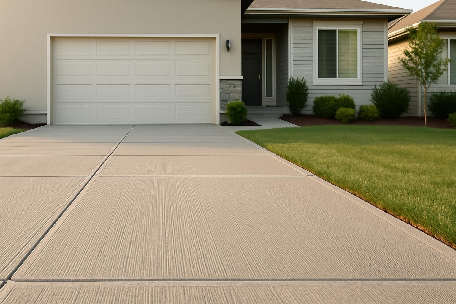 Professional concrete driveway installation by Conrad contractors in Lehigh Valley PA