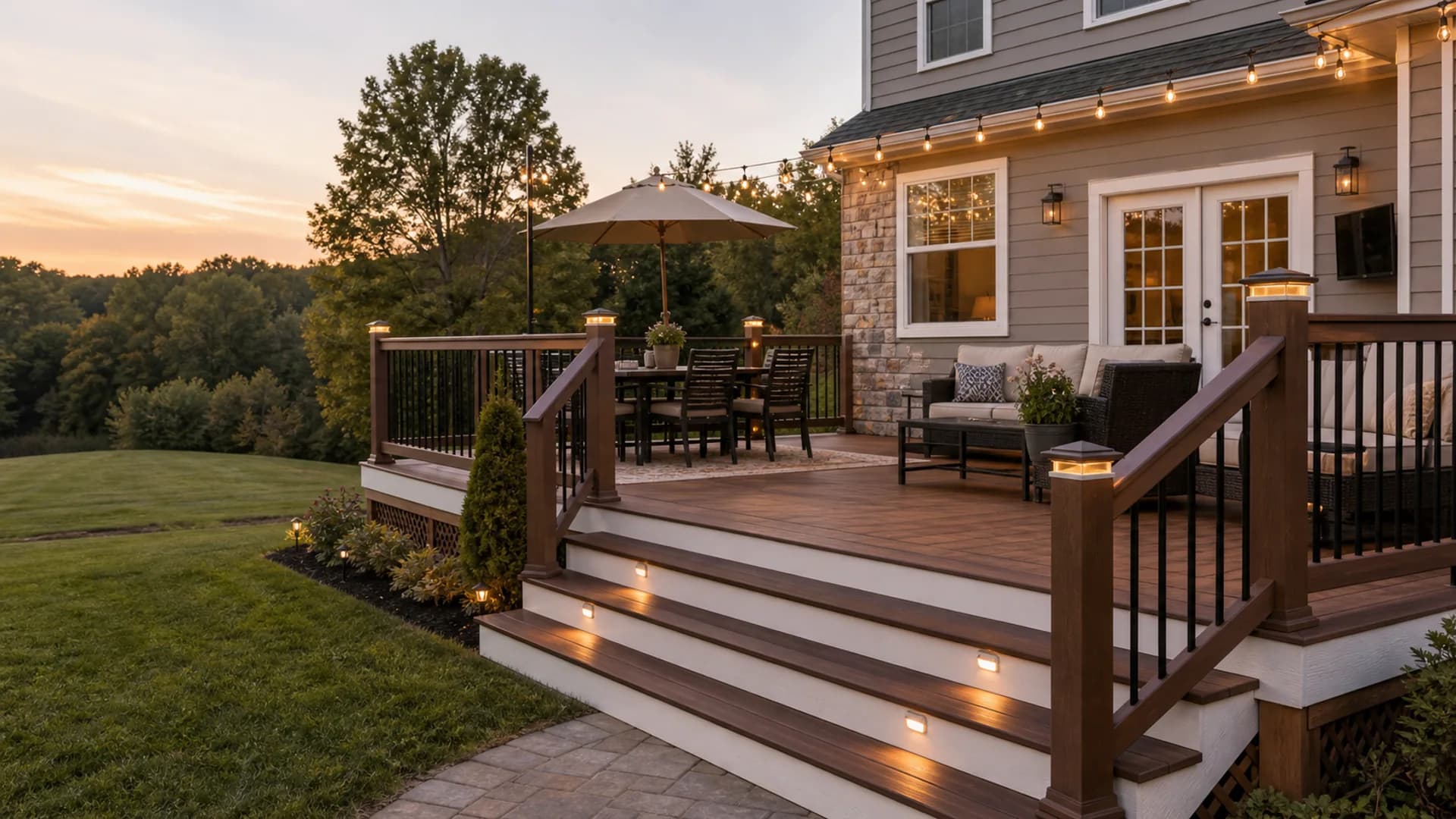 Custom deck and outdoor project built for a Lehigh Valley backyard.