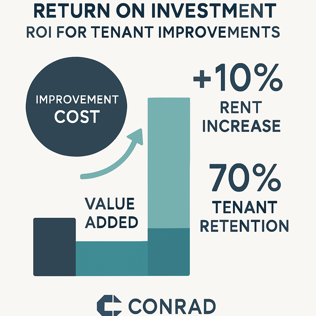 Tenant improvement ROI infographic