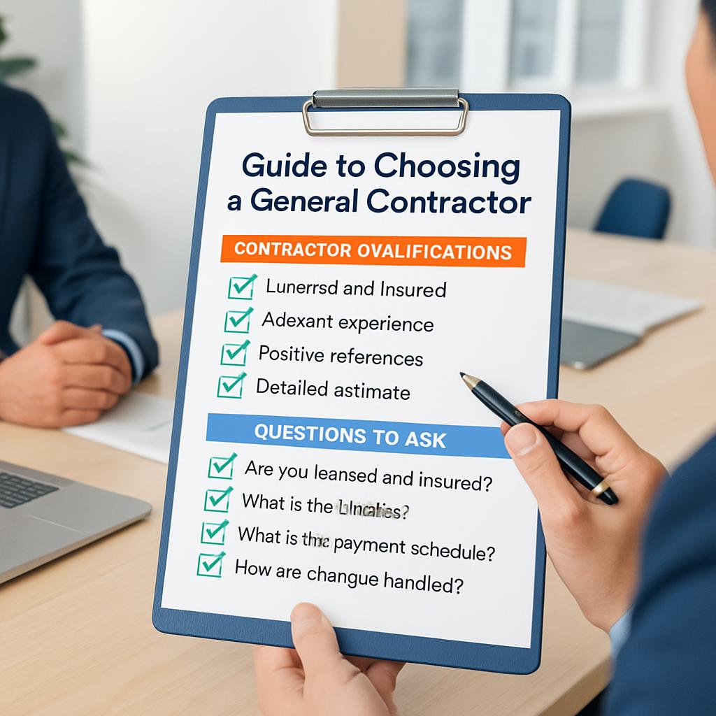 Choosing the Right General Contractor for Your Project